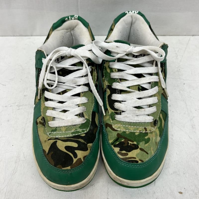 アベイシングエイプ A BATHING APE スニーカー スニーカー BAPE SK8 STA ABC CAMO カモフラ 28.0cm 緑 / グリーン / green メンズ USED 古着 中古 50168503