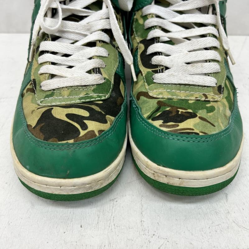 アベイシングエイプ A BATHING APE スニーカー スニーカー BAPE SK8 STA ABC CAMO カモフラ 28.0cm 緑 / グリーン / green メンズ USED 古着 中古 50168503