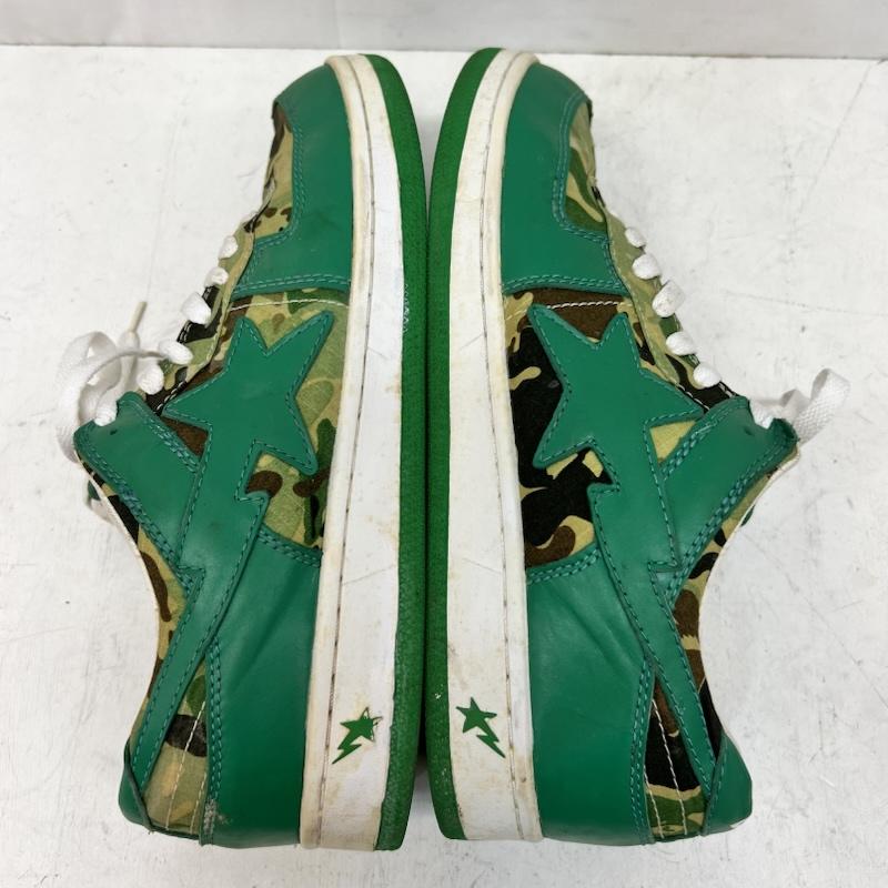 アベイシングエイプ A BATHING APE スニーカー スニーカー BAPE SK8 STA ABC CAMO カモフラ 28.0cm 緑 / グリーン / green メンズ USED 古着 中古 50168503
