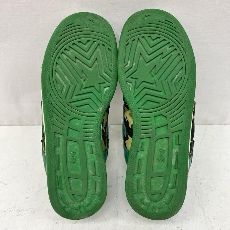 アベイシングエイプ A BATHING APE スニーカー スニーカー BAPE SK8 STA ABC CAMO カモフラ 28.0cm 緑 / グリーン / green メンズ USED 古着 中古 50168503