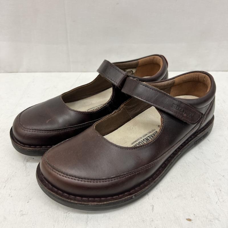 ビルケンシュトック BIRKENSTOCK 革靴 革靴 JUNE ジューン メリージェーン レザー 24.0cm 茶 / ブラウン / brown レディース USED 古着 中古 50168506