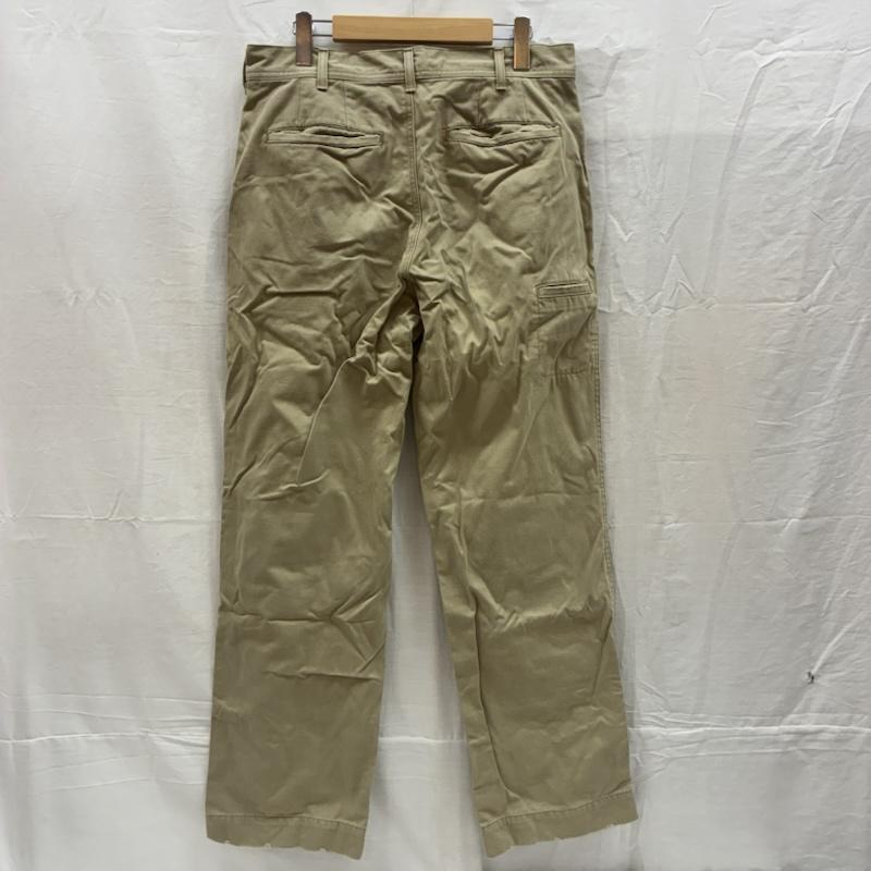 ソフネット SOPHNET. パンツ チノパン タタキ リペア ダメージ加工 ルーズ ストレート チノパン ワークパンツ M メンズ USED 古着 中古 50168508
