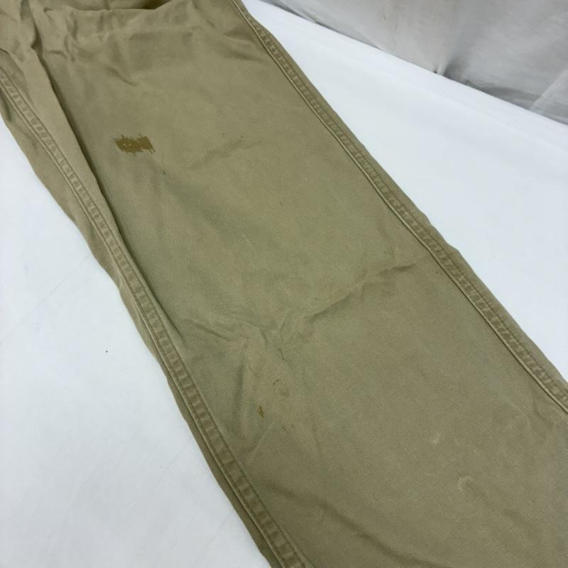 ソフネット SOPHNET. パンツ チノパン タタキ リペア ダメージ加工 ルーズ ストレート チノパン ワークパンツ M メンズ USED 古着 中古 50168508