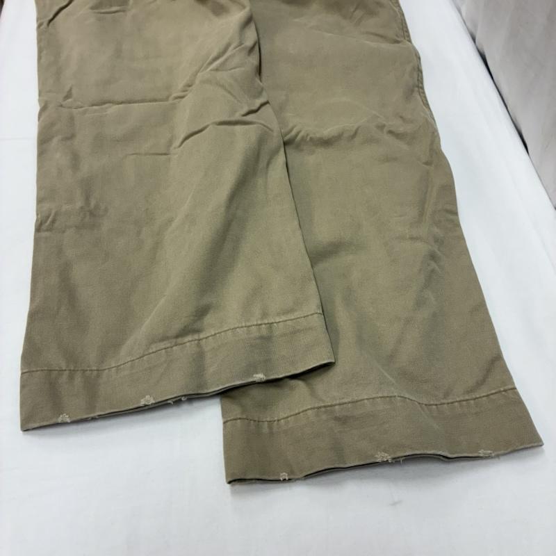 ソフネット SOPHNET. パンツ チノパン タタキ リペア ダメージ加工 ルーズ ストレート チノパン ワークパンツ M メンズ USED 古着 中古 50168508