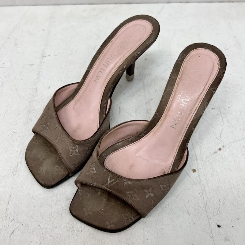 ルイヴィトン LOUIS VUITTON ミュール ミュール モノグラム サテン ミュール サンダル size35 1/2 - レディース USED 古着 中古 50168509