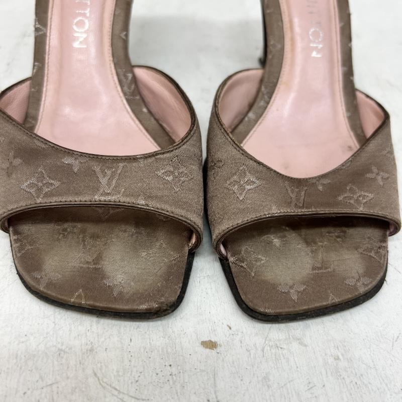 ルイヴィトン LOUIS VUITTON ミュール ミュール モノグラム サテン ミュール サンダル size35 1/2 - レディース USED 古着 中古 50168509