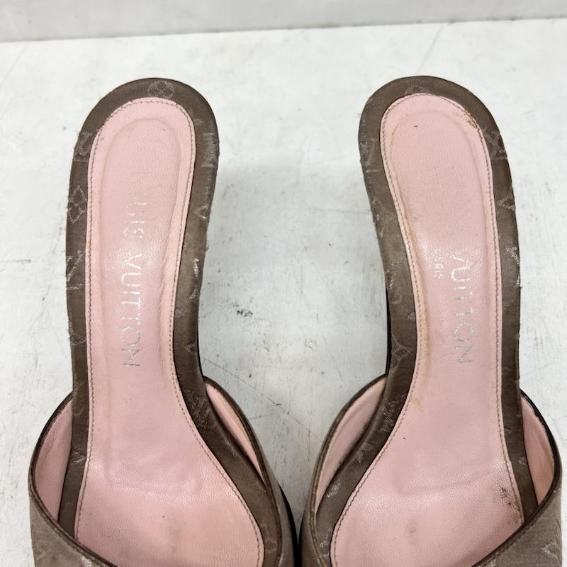 ルイヴィトン LOUIS VUITTON ミュール ミュール モノグラム サテン ミュール サンダル size35 1/2 - レディース USED 古着 中古 50168509