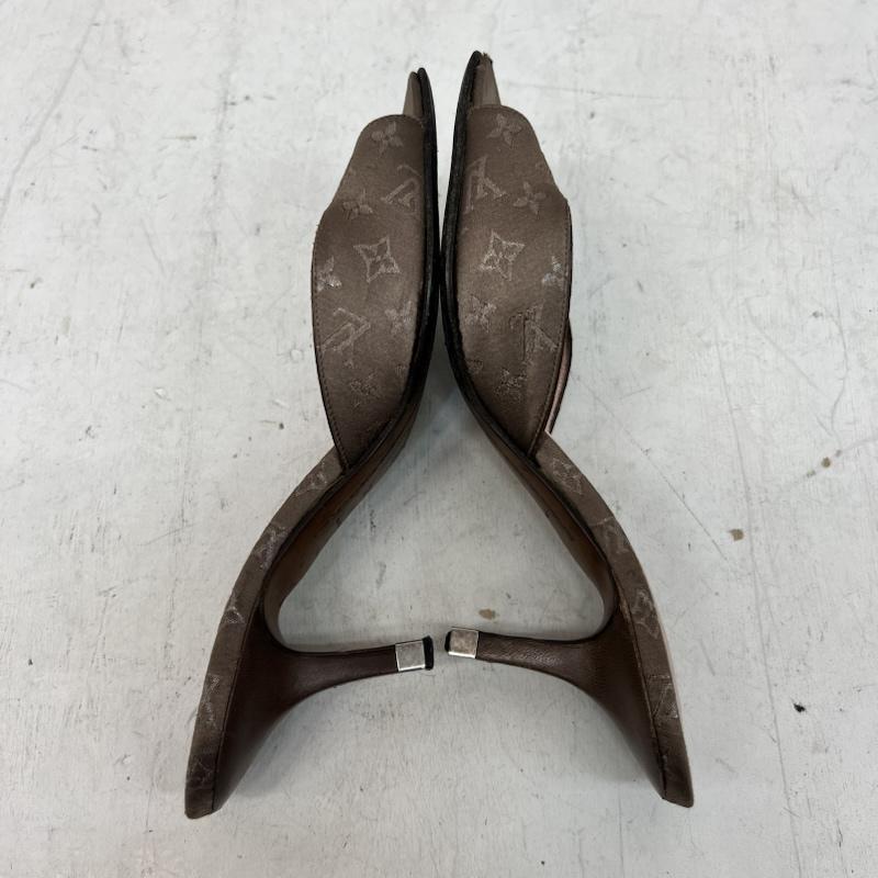 ルイヴィトン LOUIS VUITTON ミュール ミュール モノグラム サテン ミュール サンダル size35 1/2 - レディース USED 古着 中古 50168509