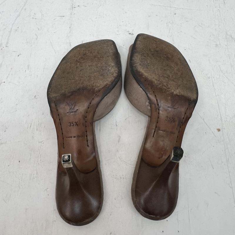ルイヴィトン LOUIS VUITTON ミュール ミュール モノグラム サテン ミュール サンダル size35 1/2 - レディース USED 古着 中古 50168509