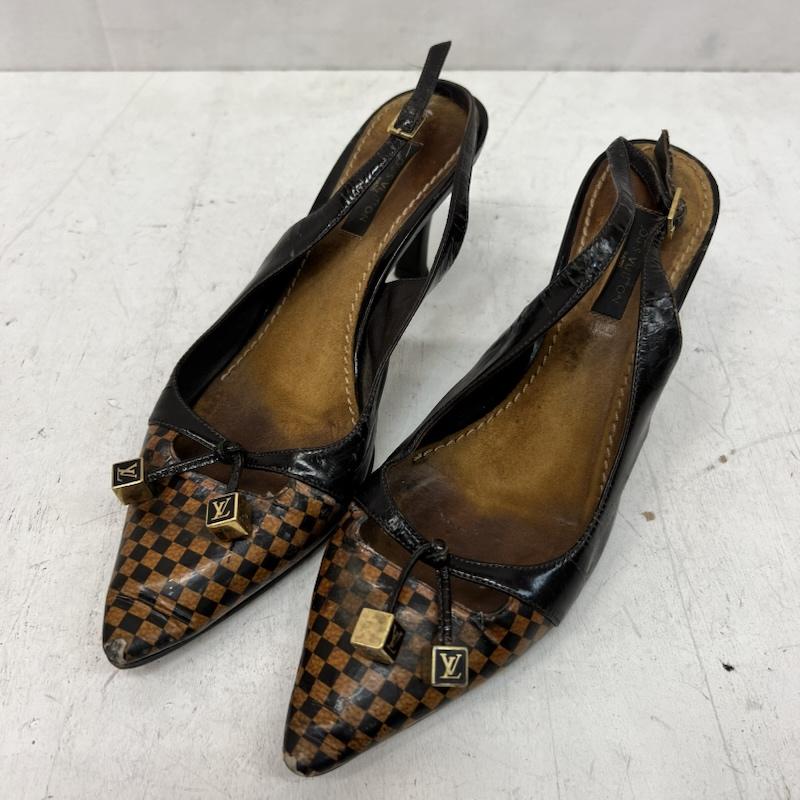 ルイヴィトン LOUIS VUITTON パンプス パンプス ダミエ バック ストラップ パンプス size35 1/2 - レディース USED 古着 中古 50168510