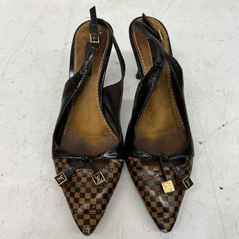 ルイヴィトン LOUIS VUITTON パンプス パンプス ダミエ バック ストラップ パンプス size35 1/2 - レディース USED 古着 中古 50168510