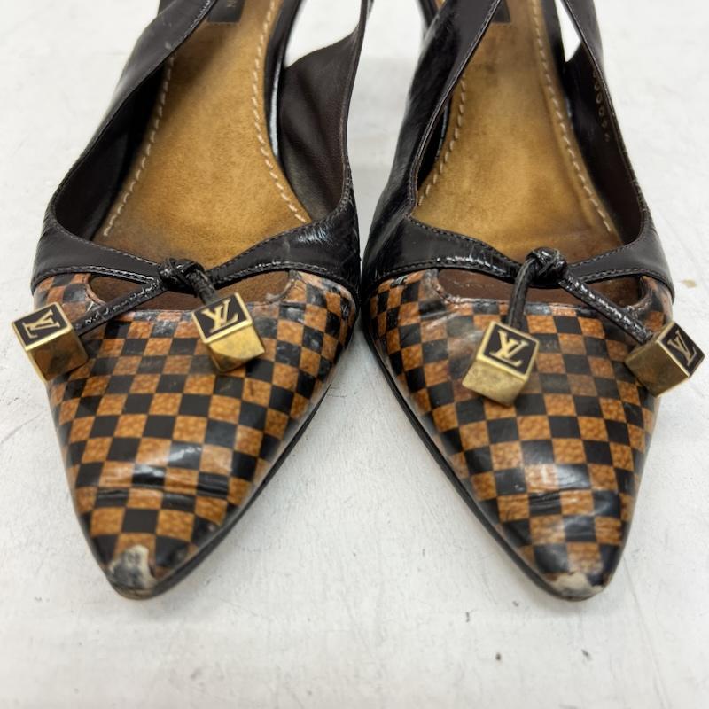 ルイヴィトン LOUIS VUITTON パンプス パンプス ダミエ バック ストラップ パンプス size35 1/2 - レディース USED 古着 中古 50168510