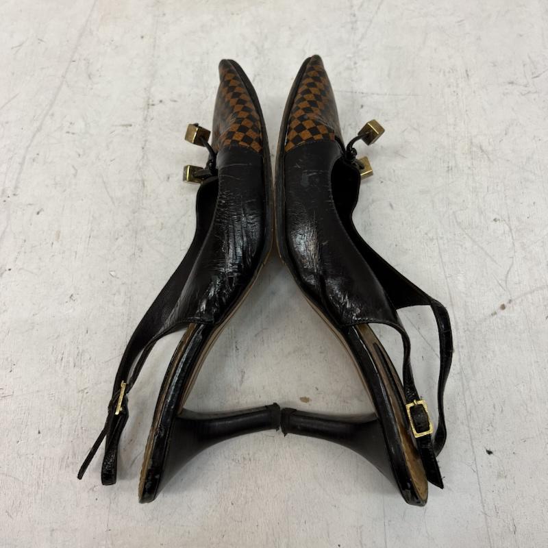 ルイヴィトン LOUIS VUITTON パンプス パンプス ダミエ バック ストラップ パンプス size35 1/2 - レディース USED 古着 中古 50168510