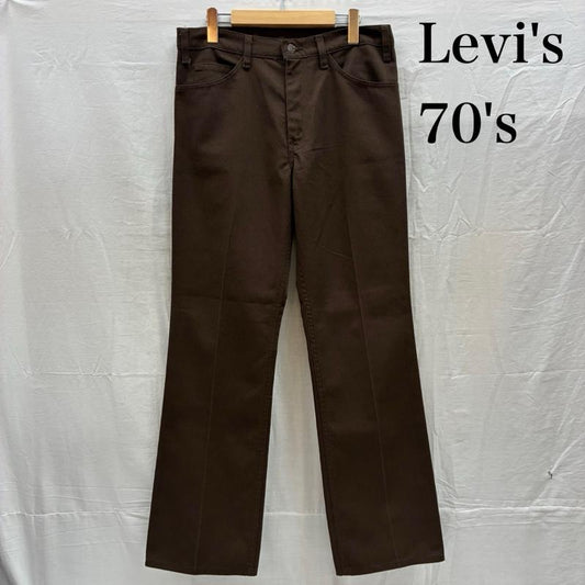 リーバイス Levi s パンツ ワークパンツ、ペインターパンツ 70s USA製 517-1127 ボタン裏520 STA-PREST スタプレ ピケ フレア パンツ ロケット 42TALON 34インチ メンズ USED 古着 中古 50168512