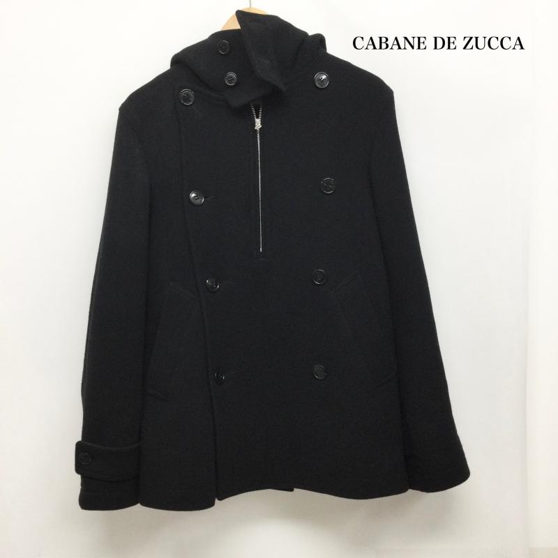 カバンドズッカ CABANE de ZUCCa コート コート一般 CABANE de ZUCCa 本人期　コート　S　ウール ブラック CZ84FA680 S 無地 黒 / ブラック / black レディース USED 古着 中古 50168513