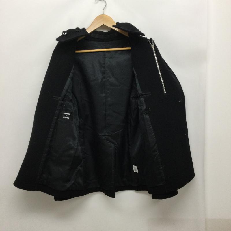 カバンドズッカ CABANE de ZUCCa コート コート一般 CABANE de ZUCCa 本人期　コート　S　ウール ブラック CZ84FA680 S 無地 黒 / ブラック / black レディース USED 古着 中古 50168513