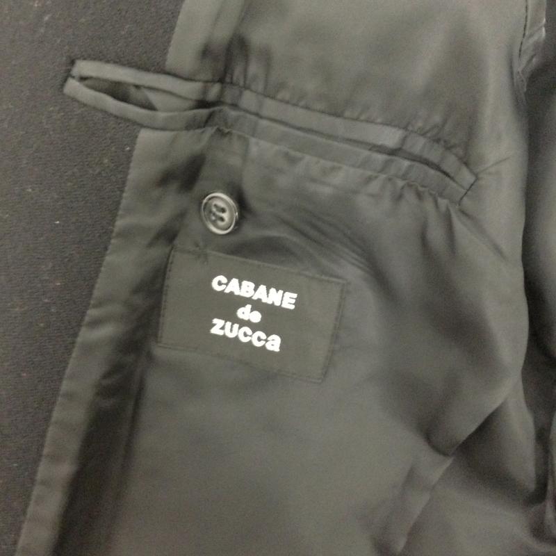 カバンドズッカ CABANE de ZUCCa コート コート一般 CABANE de ZUCCa 本人期　コート　S　ウール ブラック CZ84FA680 S 無地 黒 / ブラック / black レディース USED 古着 中古 50168513