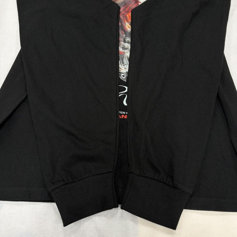 古着 USED Tシャツ 長袖 BanG Dream Ave Mujica バンドリ モーティス KAVANE GEKIROCK コラボ 限定 ロング 長袖 Tシャツ ロゴ プリント L ロゴ、文字 X プリント 黒 / ブラック / black X 白 / ホワイト / white X 赤 / レッド / red メンズ USED 古着 中古 50168519