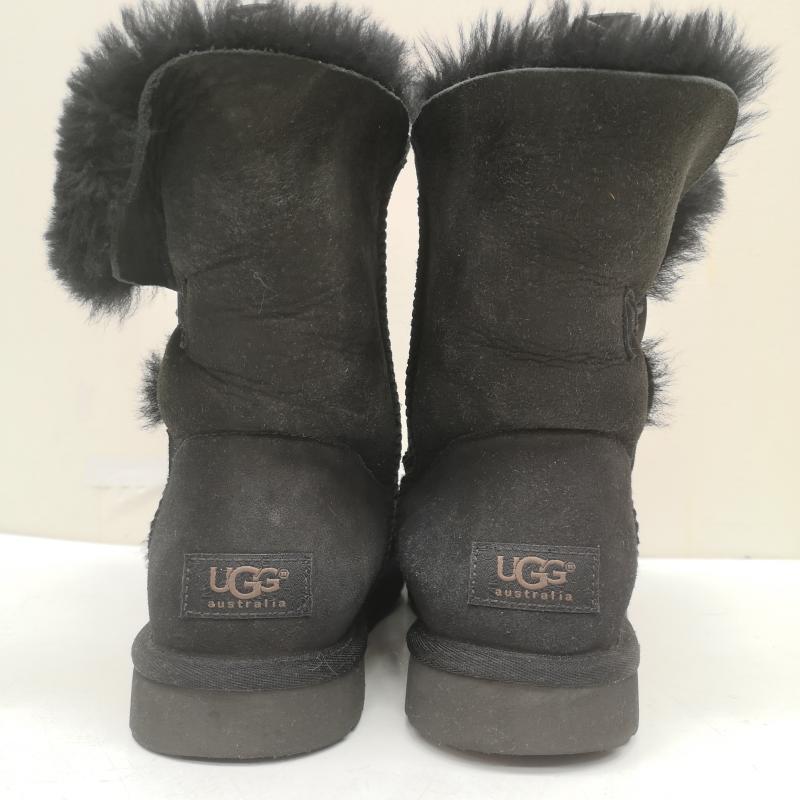 アグ UGG シューズ シューズ 5803 BAILY BUTTON ベイリーボタン ムートンブーツ ボア 25.0cm 黒 / ブラック / black レディース USED 古着 中古 50168524