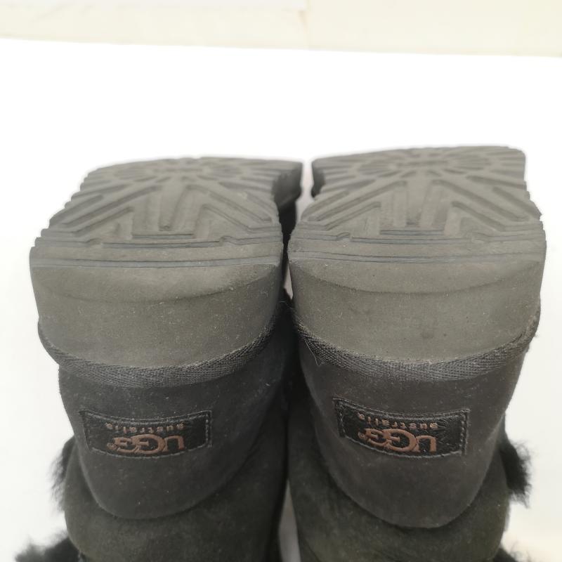 アグ UGG シューズ シューズ 5803 BAILY BUTTON ベイリーボタン ムートンブーツ ボア 25.0cm 黒 / ブラック / black レディース USED 古着 中古 50168524