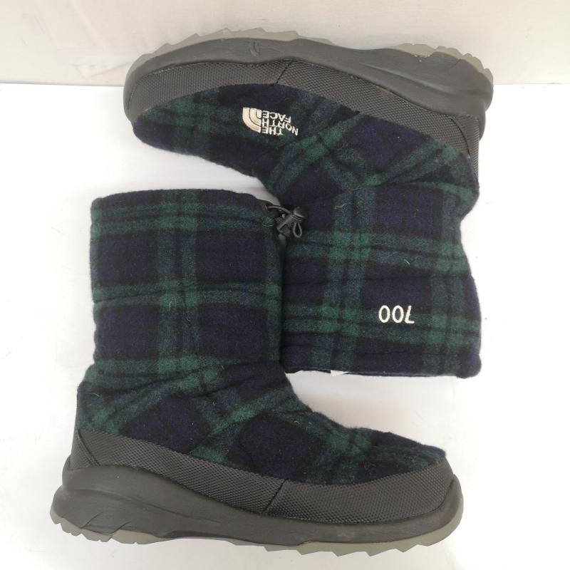 ザノースフェイス THE NORTH FACE ブーツ 一般 NF70987 Nuptse Wool Bootie ヌプシ ウール ブーティー スノーブーツ 26.0cm 緑 / グリーン / green メンズ USED 古着 中古 50168525