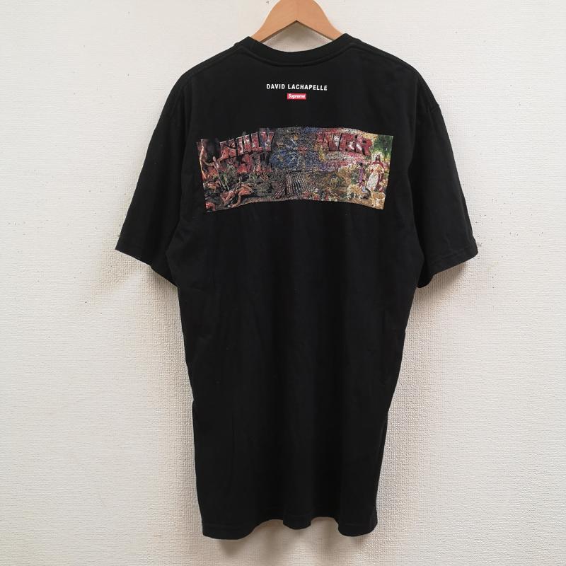 シュプリーム Supreme Tシャツ 半袖 USA製 23FW デビッドラシャペル David LaChapelle 半袖 Tシャツ S/S TEE L 黒 / ブラック / black メンズ USED 古着 中古 50168528