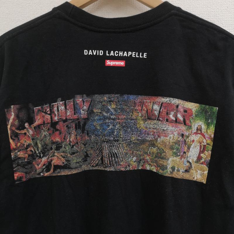 シュプリーム Supreme Tシャツ 半袖 USA製 23FW デビッドラシャペル David LaChapelle 半袖 Tシャツ S/S TEE L 黒 / ブラック / black メンズ USED 古着 中古 50168528