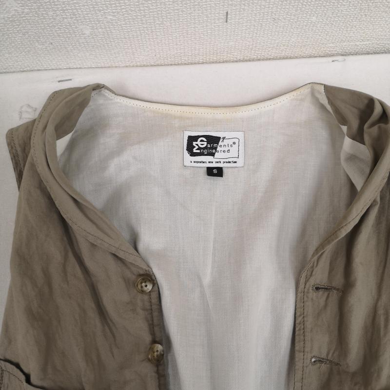 エンジニアードガーメンツ Engineered Garments ベスト ベスト USA製 ショールカラー ミリタリー ワーク ベスト S ベージュ / ベージュ / beige メンズ USED 古着 中古 50168529