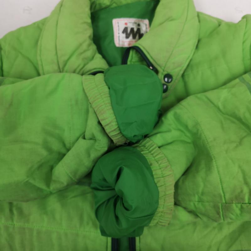 古着 USED ジャケット、上着 ジャンパー、ブルゾン Kawasaki 80s ベルギー製 2WAY スキー レーシング ジャケット L 緑 / グリーン / green X 薄緑 / ライトグリーン / メンズ USED 古着 中古 50168532