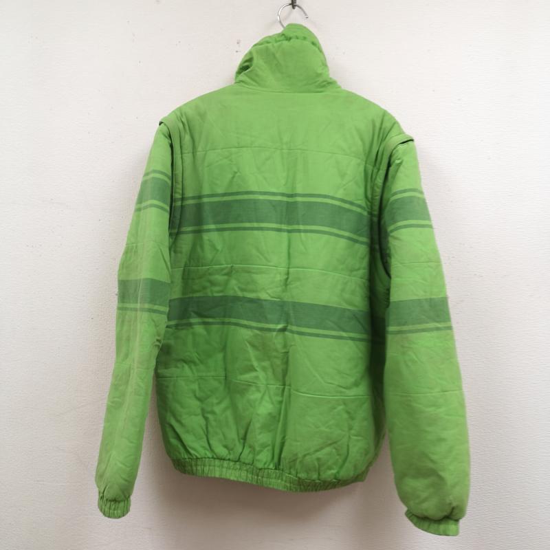 古着 USED ジャケット、上着 ジャンパー、ブルゾン Kawasaki 80s ベルギー製 2WAY スキー レーシング ジャケット L 緑 / グリーン / green X 薄緑 / ライトグリーン / メンズ USED 古着 中古 50168532