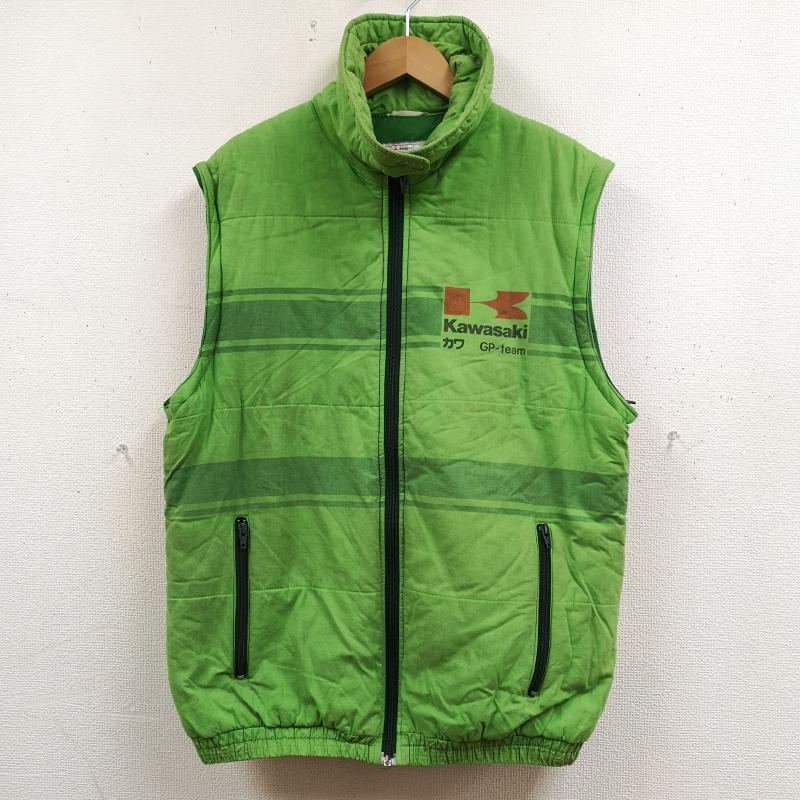 古着 USED ジャケット、上着 ジャンパー、ブルゾン Kawasaki 80s ベルギー製 2WAY スキー レーシング ジャケット L 緑 / グリーン / green X 薄緑 / ライトグリーン / メンズ USED 古着 中古 50168532
