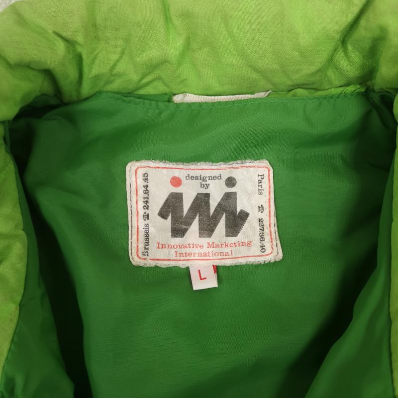 古着 USED ジャケット、上着 ジャンパー、ブルゾン Kawasaki 80s ベルギー製 2WAY スキー レーシング ジャケット L 緑 / グリーン / green X 薄緑 / ライトグリーン / メンズ USED 古着 中古 50168532