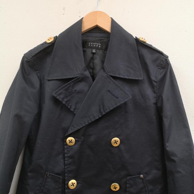 ユニクロ UNIQLO コート ピーコート エポレット ラペル ダブルブレスト ショート ピーコート S 紺 / ネイビー / navy メンズ USED 古着 中古 50168534