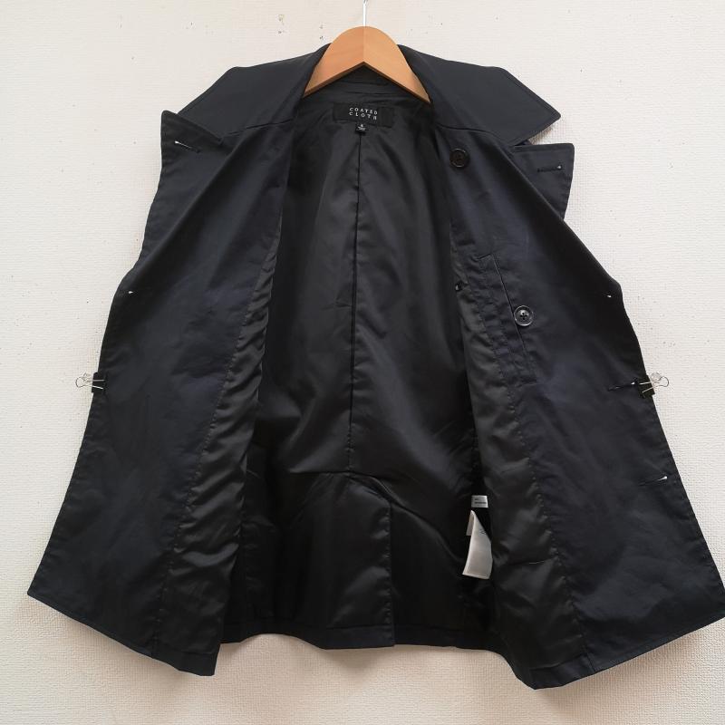 ユニクロ UNIQLO コート ピーコート エポレット ラペル ダブルブレスト ショート ピーコート S 紺 / ネイビー / navy メンズ USED 古着 中古 50168534