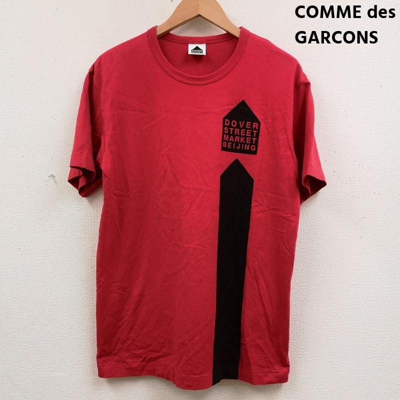 コムデギャルソン COMME des GARCONS Tシャツ 半袖 日本製 2018SS DOVER STREET MARKET 半袖 Tシャツ S/S TEE XL 赤 / レッド / red メンズ USED 古着 中古 50168535