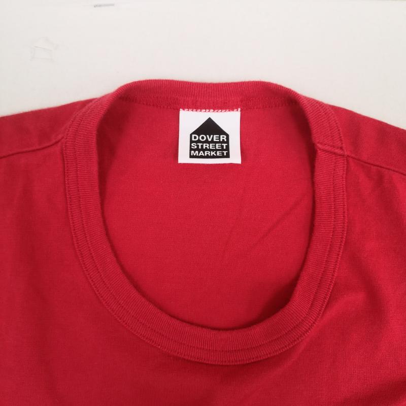 コムデギャルソン COMME des GARCONS Tシャツ 半袖 日本製 2018SS DOVER STREET MARKET 半袖 Tシャツ S/S TEE XL 赤 / レッド / red メンズ USED 古着 中古 50168535