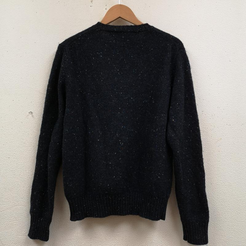 コムデギャルソンオム COMME des GARCONS HOMME ニット、セーター 長袖 日本製 2008AW ネップ加工 Vネック ニット セーター S 紺 / ネイビー / navy メンズ USED 古着 中古 50168537