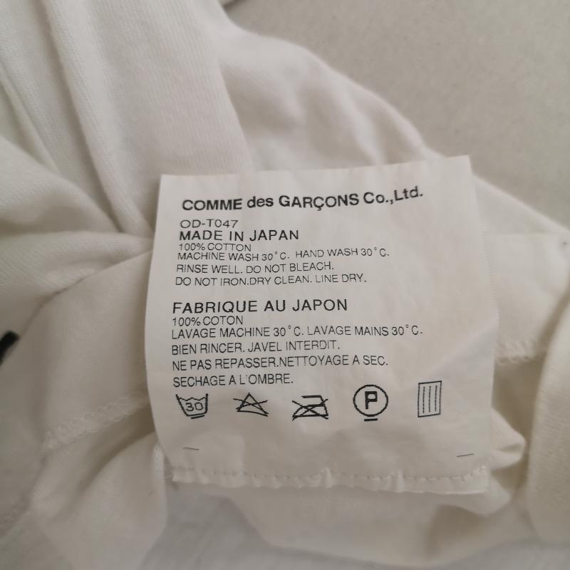 コムデギャルソン COMME des GARCONS Tシャツ 半袖 日本製 2009AW 草間彌生 YAYO IKUSAMA 半袖 Tシャツ S/S TEE L 白 / ホワイト / white メンズ USED 古着 中古 50168538