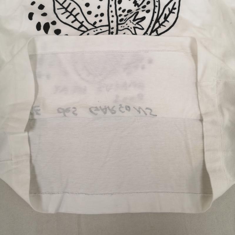 コムデギャルソン COMME des GARCONS Tシャツ 半袖 日本製 2009AW 草間彌生 YAYO IKUSAMA 半袖 Tシャツ S/S TEE L 白 / ホワイト / white メンズ USED 古着 中古 50168538