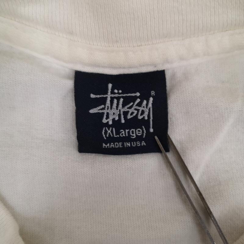 ステューシー STUSSY Tシャツ 半袖 90s USA製 Anthrax グラフィック 半袖 Tシャツ S/S TEE XL 白 / ホワイト / white メンズ USED 古着 中古 50168542