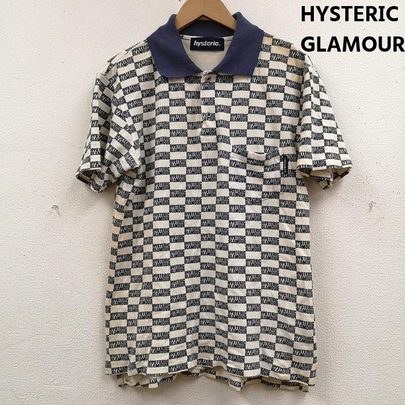 ヒステリックグラマー HYSTERIC GLAMOUR ポロシャツ 半袖 日本製 総柄ロゴ 鹿の子 半袖 ポロシャツ FREE マルチカラー / マルチカラー / multicolor メンズ USED 古着 中古 50168543