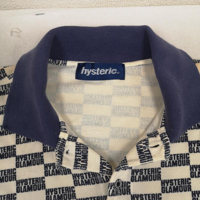 ヒステリックグラマー HYSTERIC GLAMOUR ポロシャツ 半袖 日本製 総柄ロゴ 鹿の子 半袖 ポロシャツ FREE マルチカラー / マルチカラー / multicolor メンズ USED 古着 中古 50168543
