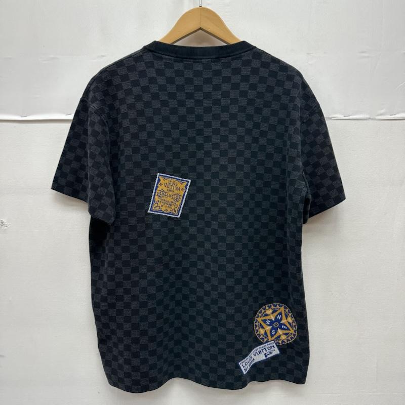 ルイヴィトン LOUIS VUITTON ニット、セーター 半袖 25AW ダミエ 総柄 シグネチャー ニット RM252MM UQH HTN10W M 黒 / ブラック / black メンズ USED 古着 中古 50168544