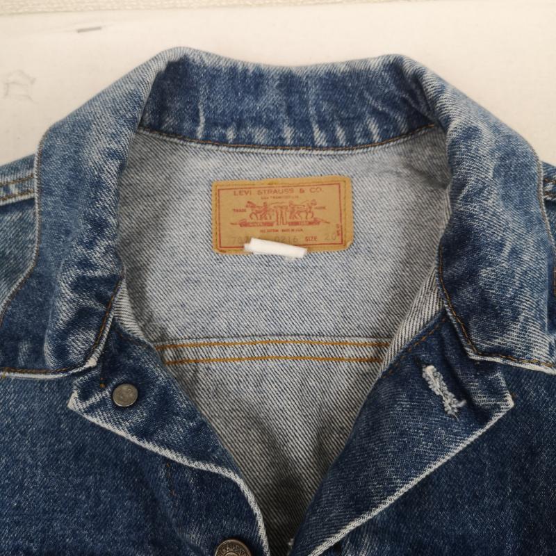 リーバイストラウスアンドコー Levi Strauss & co. ジャケット、上着 ジャンパー、ブルゾン USA製 4thタイプ デニム トラッカー ジャケット Ｇジャン 70704-0216 - インディゴ / インディゴ / Indigo メンズ USED 古着 中古 50168549