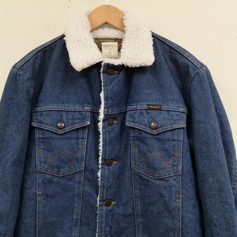 ラングラー Wrangler ジャケット、上着 ジャンパー、ブルゾン メキシコ製 14オンス ブロークンデニム デニム ボア ジャケット 74255PW S インディゴ / インディゴ / Indigo メンズ USED 古着 中古 50168550
