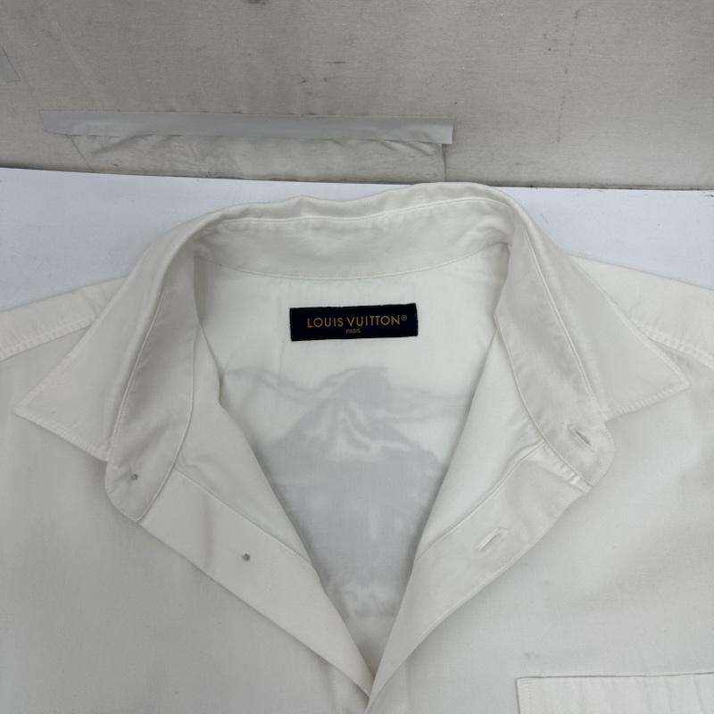 ルイヴィトン LOUIS VUITTON シャツ、ブラウス 半袖 NIGO エンベリッシュド 刺繍 コットン シャツ RM252M IKE HTS76W M 白 / ホワイト / white メンズ USED 古着 中古 50168554