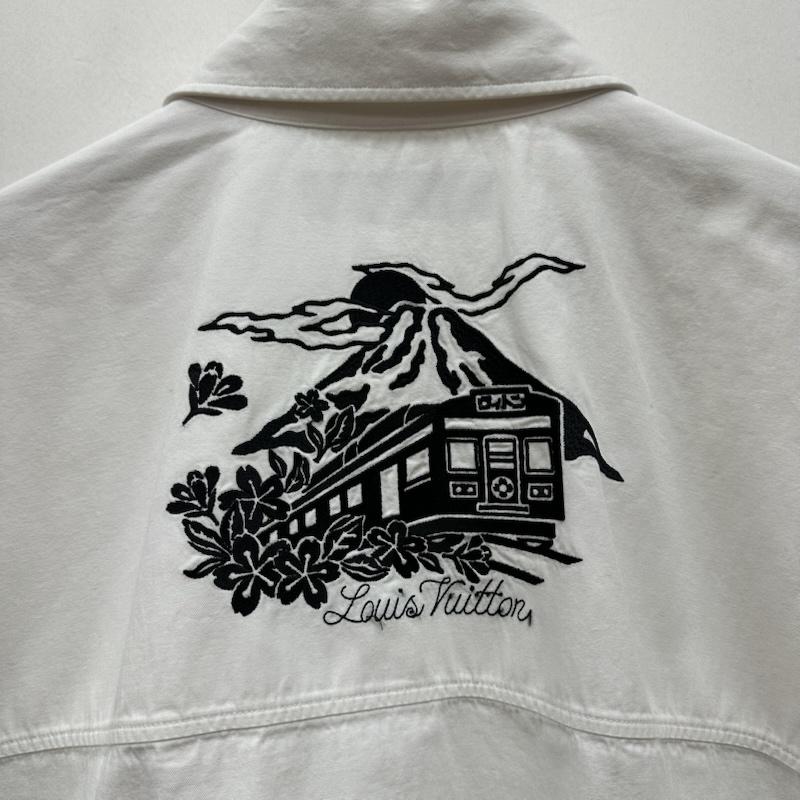 ルイヴィトン LOUIS VUITTON シャツ、ブラウス 半袖 NIGO エンベリッシュド 刺繍 コットン シャツ RM252M IKE HTS76W M 白 / ホワイト / white メンズ USED 古着 中古 50168554