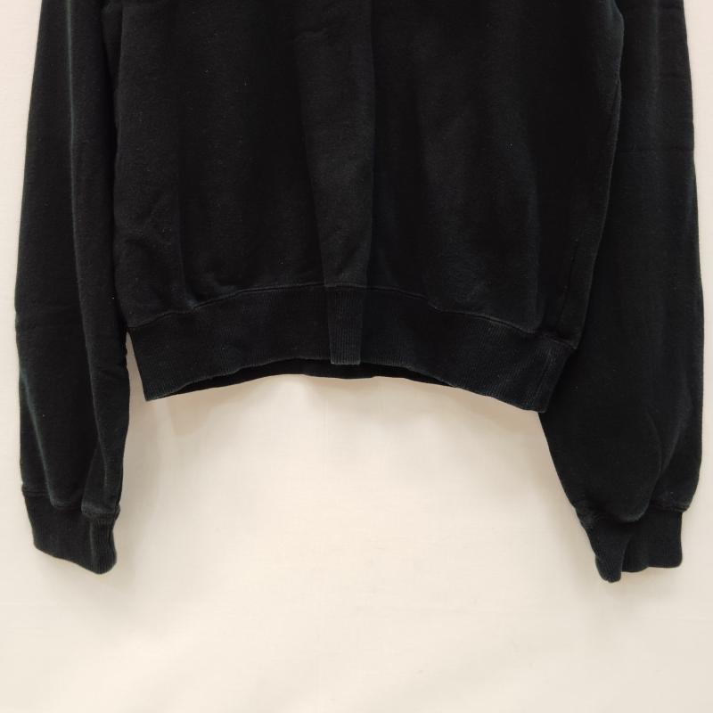 ステューシー STUSSY トレーナー 長袖 スウェット クルーネック プルオーバー M 黒 / ブラック / black X 白 / ホワイト / white メンズ USED 古着 中古 50168555