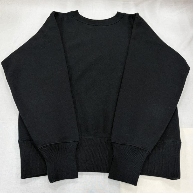 チャンピオン Champion トレーナー 長袖 REVERSEWEAVE リバースウィーブ プルオーバー スウェット トレーナー 裏起毛 WARMUP 目無し M 無地 X ワンポイント X ロゴ、文字 X 刺繍 黒 / ブラック / black メンズ USED 古着 中古 50168557