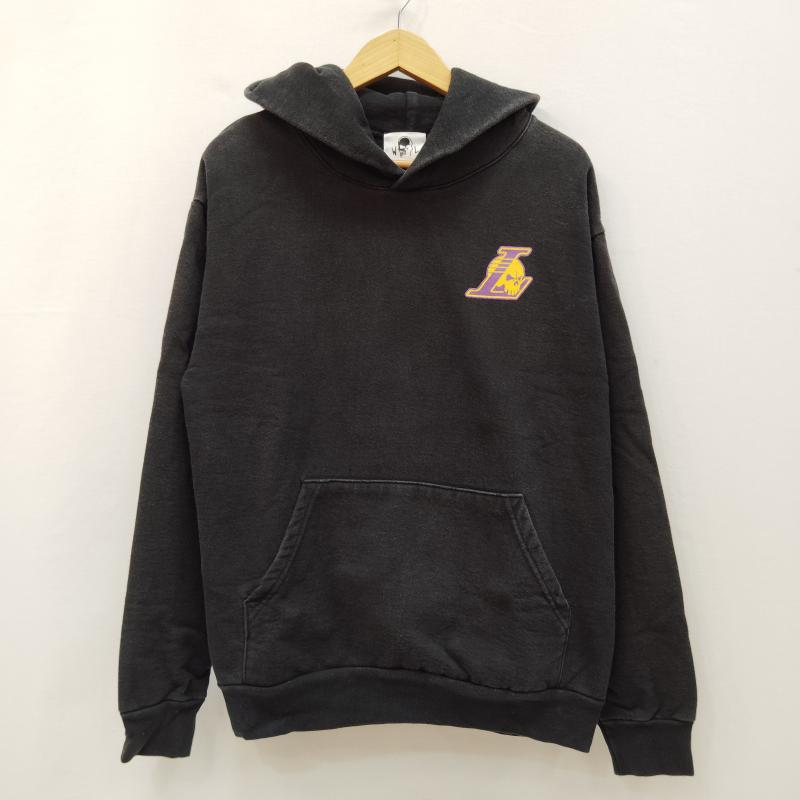 ＵＳＥＤ古着 USED/古着 パーカー 長袖 Warren Lotas ウォーレンロータス USA製 NBA ロサンゼルス レイカーズプロチーム M 黒 / ブラック / black メンズ USED 古着 中古 50168558